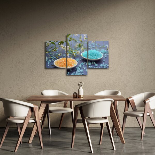 Tablou cu sarea de mare colorată (90x60 cm)
