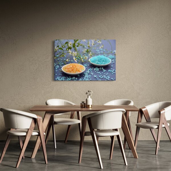Tablou cu sarea de mare colorată (90x60 cm)
