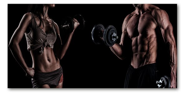 Tablou din Sticlă Clădire musculare