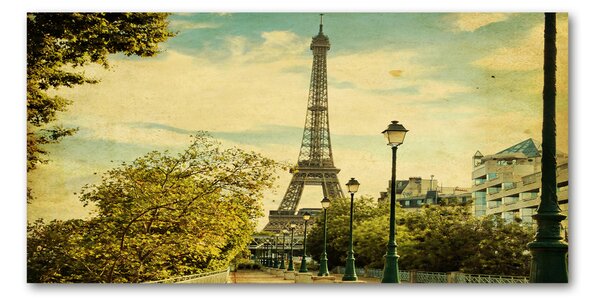 Tablou sticlă Turnul Eiffel din Paris
