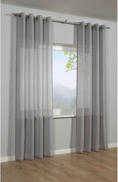 Draperie gri 140x245 cm Len Uni – Sehlbach