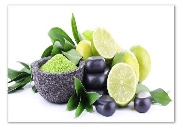 Tablou din Sticlă Limes și pietre