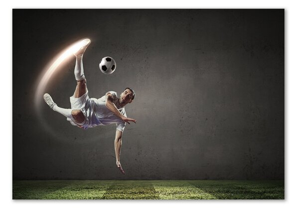 Tablou din Sticlă Fotbalist