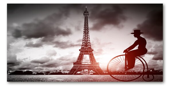 Tablou pe pe sticlă Turnul Eiffel din Paris