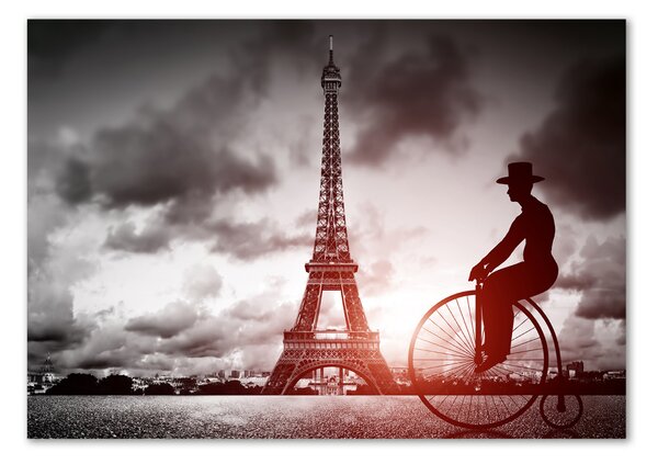 Tablou pe pe sticlă Turnul Eiffel din Paris