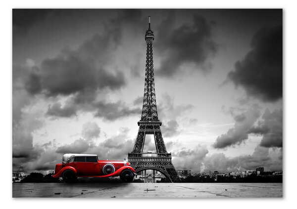 Tablou Printat Pe Sticlă Turnul Eiffel din Paris