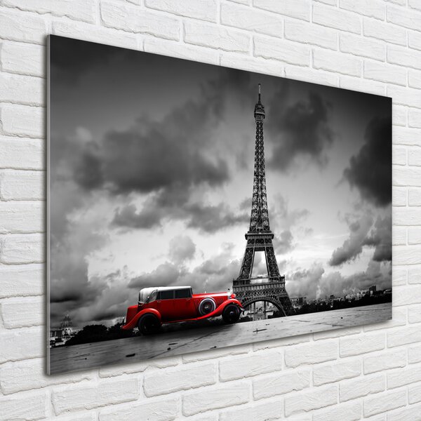Tablou Printat Pe Sticlă Turnul Eiffel din Paris