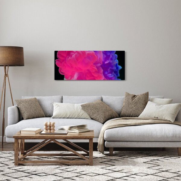 Tablou cu fum colorat (120x50 cm)