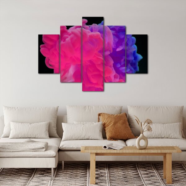 Tablou cu fum colorat (150x105 cm)