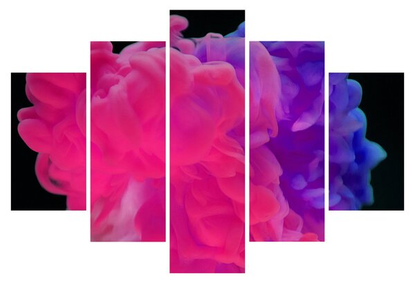Tablou cu fum colorat (150x105 cm)