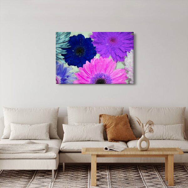 Tablou cu flori colorate (90x60 cm)