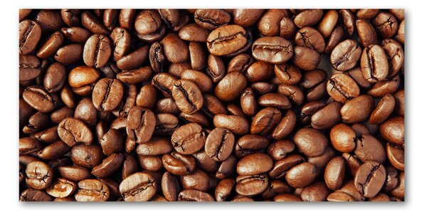 Tablou pe pe sticlă Boabe de cafea