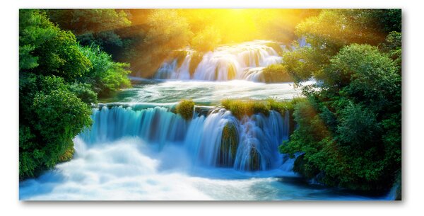 Tablou sticlă cascada Krka