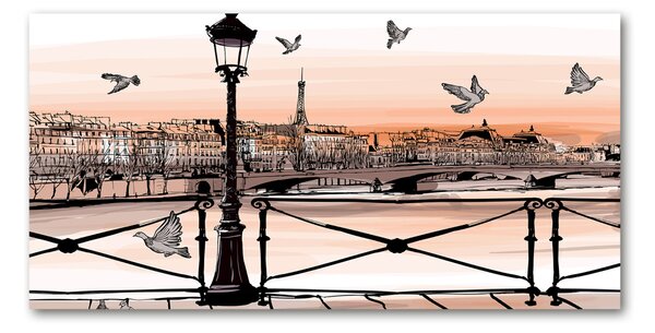 Imagine de sticlă Dusk din Paris