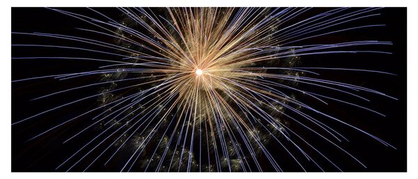 Tablou cu artificii (120x50 cm)