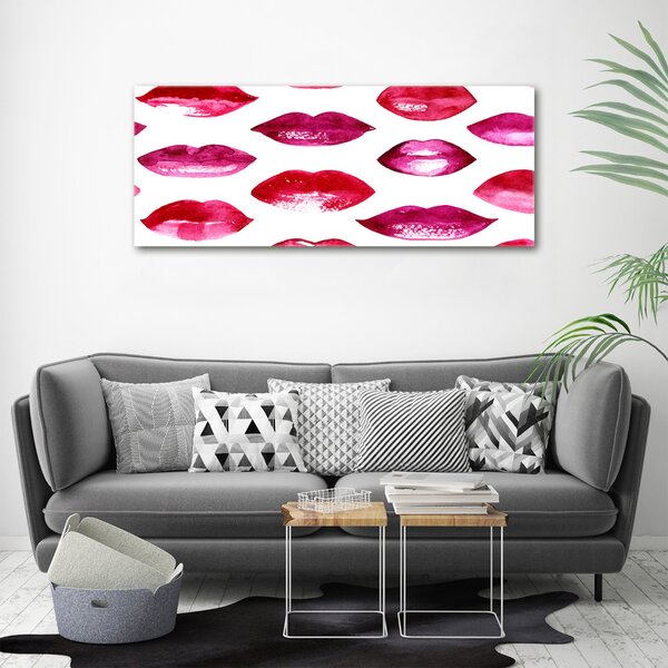 Tablou pe pânză canvas buze rosii