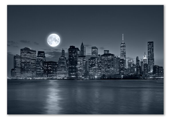 Imagine de sticlă New York, pe timp de noapte