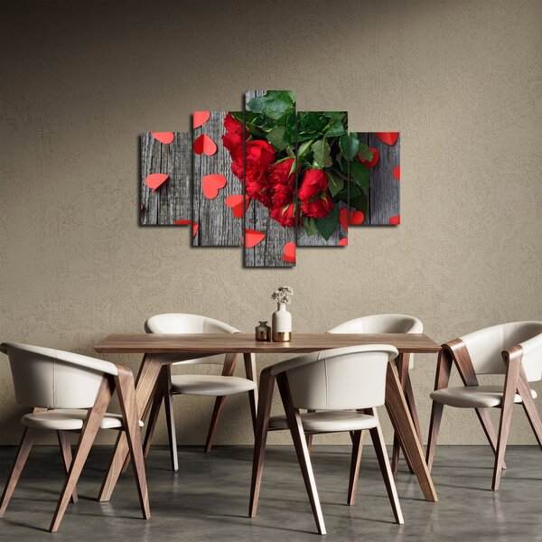 Tablou cu trandafiri (150x105 cm)