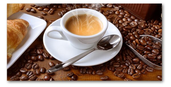 Tablou sticlă cafea aromatică