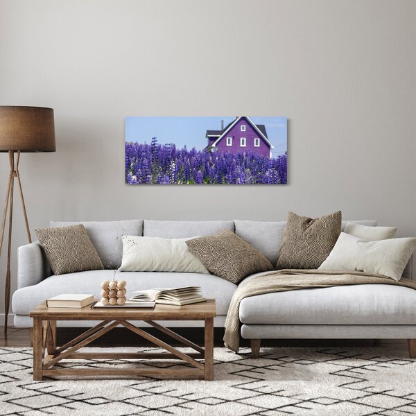 Tablou cu câmp de lavanda (120x50 cm)