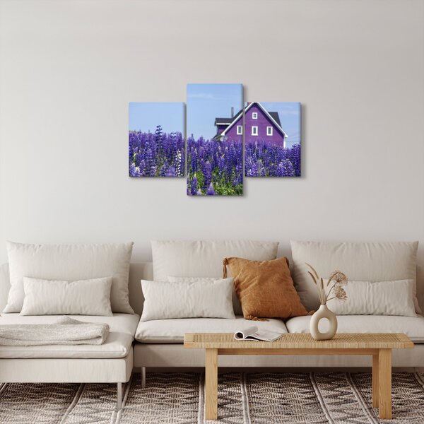 Tablou cu câmp de lavanda (90x60 cm)