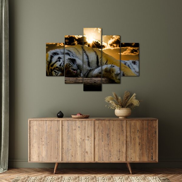Tablou tigrul dormind (150x105 cm)