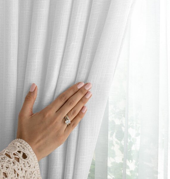 Draperie albă 140x270 cm Valeta – Restilo