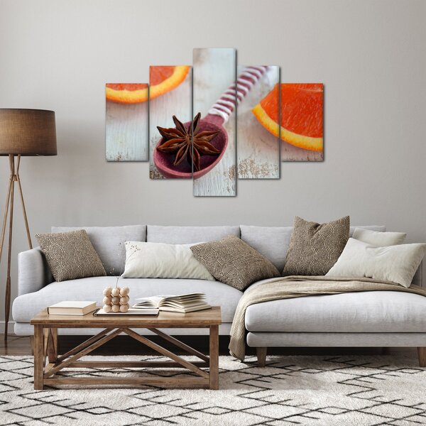 Tablou cu scorțișoară pe linguriță (150x105 cm)