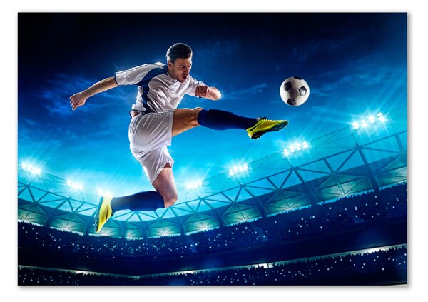 Tablou din Sticlă Fotbalist