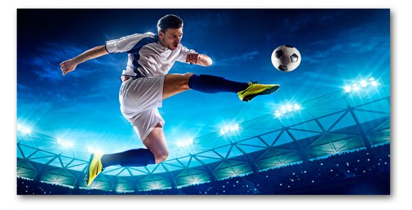 Tablou din Sticlă Fotbalist