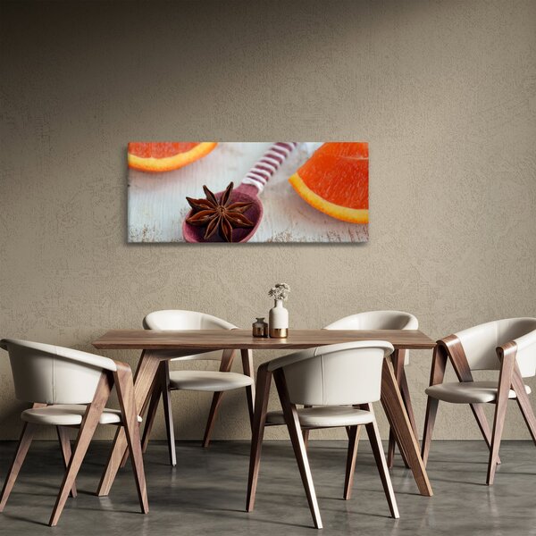 Tablou cu scorțișoară pe linguriță (120x50 cm)