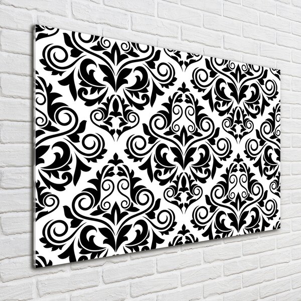 Tablou sticlă fundal ornamente