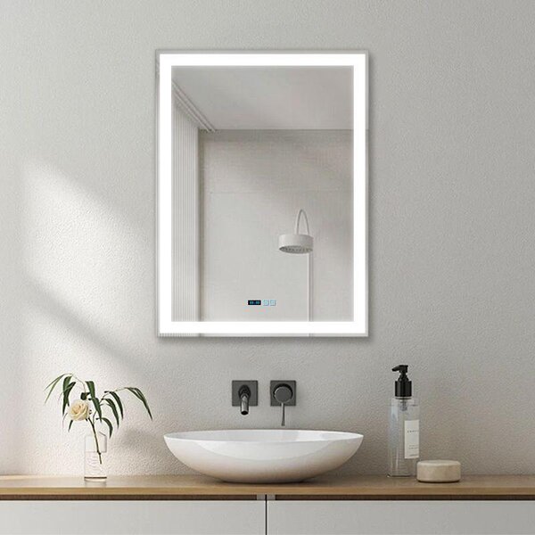 Oglinda LED rectangulara 6950/6951, 60x80 cm, functie dezaburire Simpla (6950)