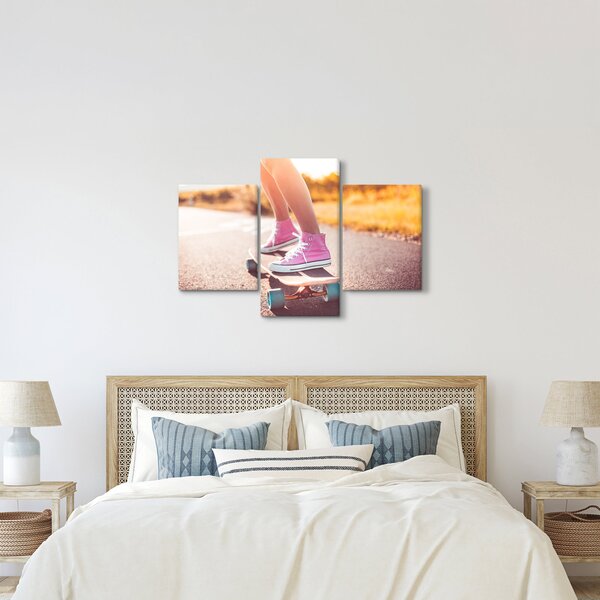 Tablou cu scateboard (90x60 cm)