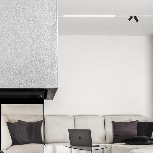 Proiector SMART pentru sina magnetica LINE120 ALB LED LUXON