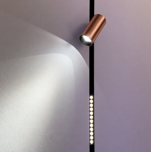 Proiector pentru sina magnetica SPOT65 CUPRU LED LUXON