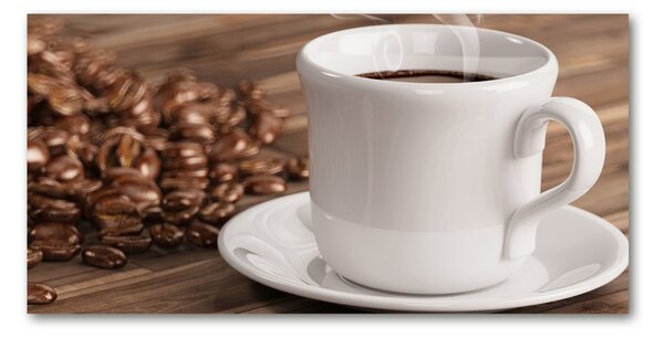 Fotografie imprimată pe sticlă ceașcă de cafea