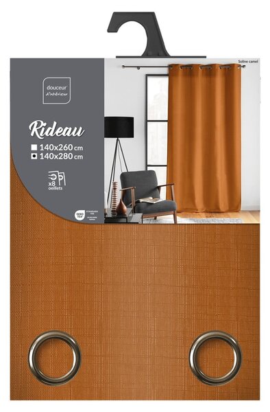 Draperie maro 140x280 cm Soline – douceur d'intérieur