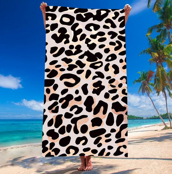 Prosop de plajă cu model ghepard Lățime: 100 cm | Lungime: 180 cm
