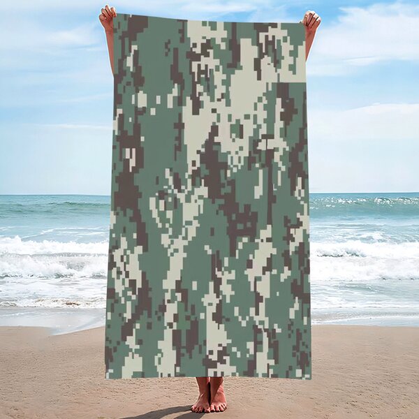 Prosop de plajă cu army model Lățime: 100 cm | Lungime: 180 cm