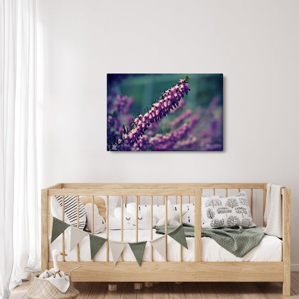Tablou cu floare violetă (90x60 cm)