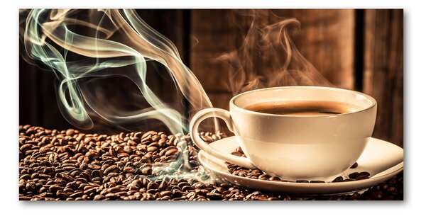 Tablou sticlă cafea aromatică