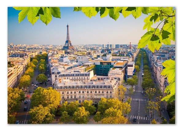 Tablou pe pe sticlă Paris