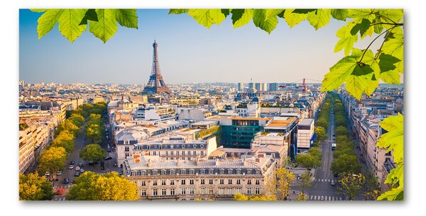 Tablou pe pe sticlă Paris
