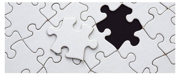 Tablou cu puzzle (120x50 cm)