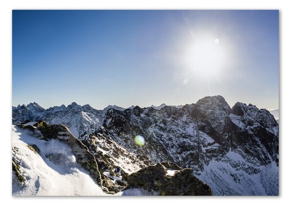 Tablou din Sticlă Iarna în Munții Tatra