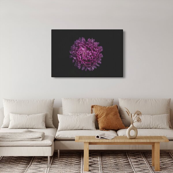 Tablou cu floare violetă (90x60 cm)