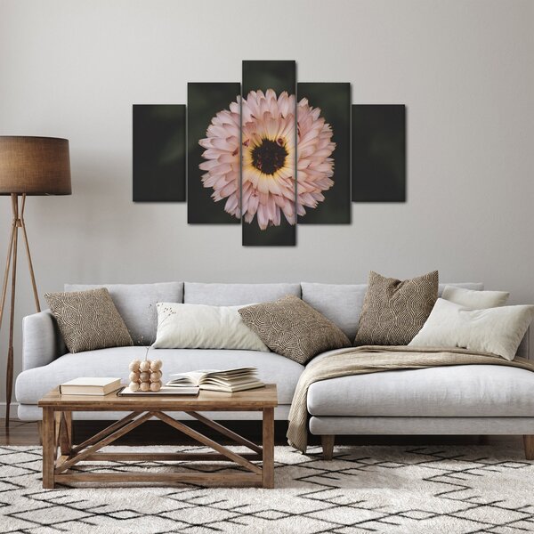 Tablou cu floare portocalie (150x105 cm)