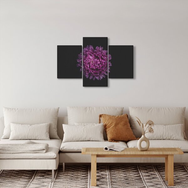 Tablou cu floare violetă (90x60 cm)