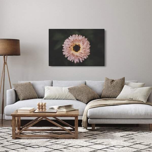 Tablou cu floare portocalie (90x60 cm)